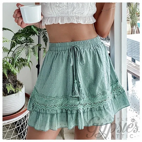 Little Gypsie's It's Spring Somewhere Ultra Mini Skirt - Picture 6 of 13